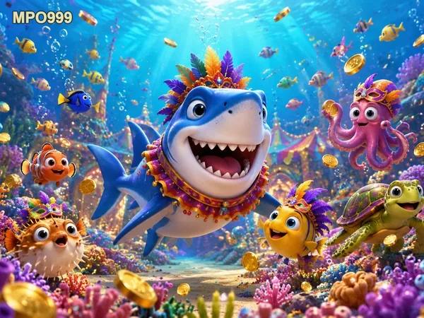 Ilustrasi ikan dan target dalam Fishing E Lu Fa