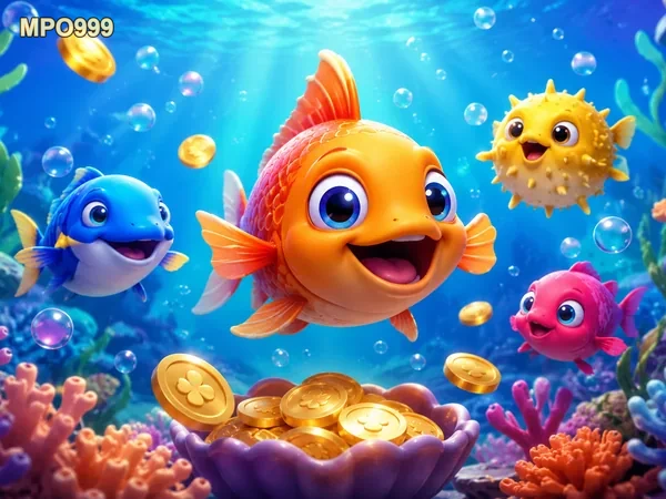 Visual dunia laut dalam permainan Fishing E Lu Fa